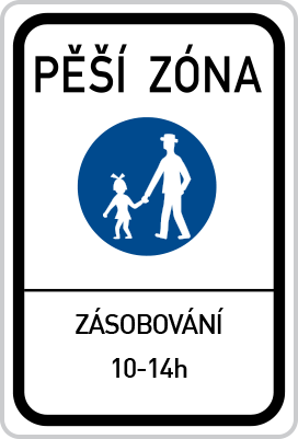 Pěší zóna Pěší zóna